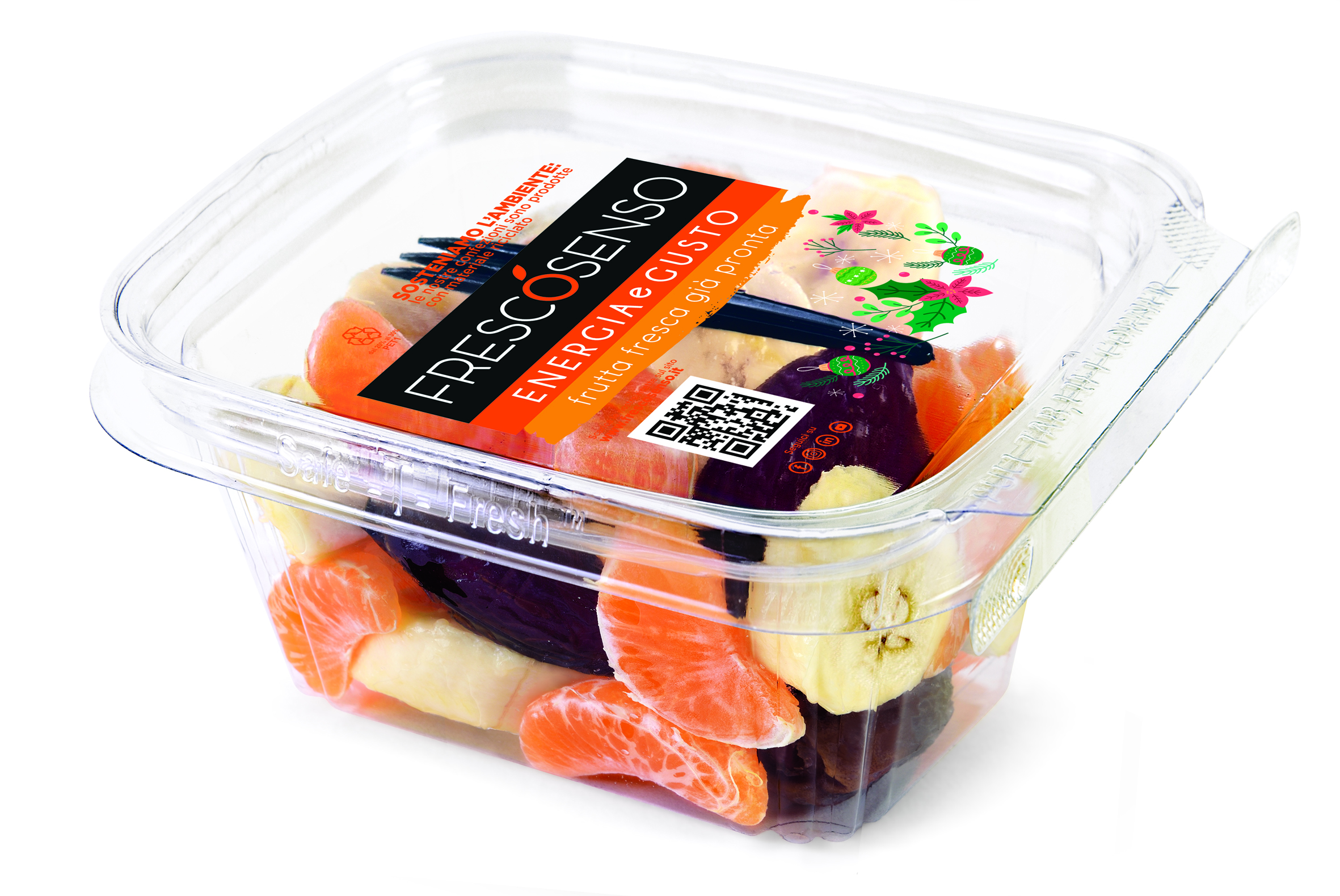 La confezione dei mix Fresco Senso si veste di Natale