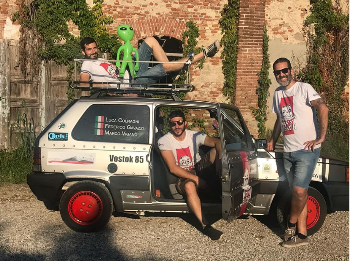 Fresco Senso supporta l’intraprendenza del team Novy Gagarin: 13.000 km su una panda in direzione Mongolia per beneficenza